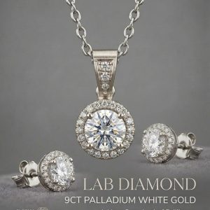 The Halo Suite in Palladium White Gold.